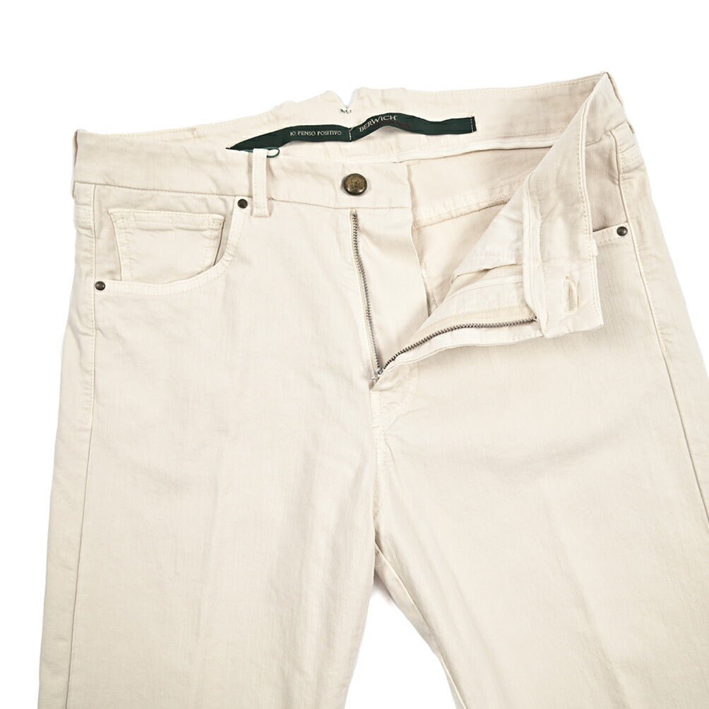 MORE SALE｜BERWICH "BAROLO" テンセル混コットン 5ポケットコットンパンツ｜425038 - 30｜GUARDAROBA MILANO OFFICIAL STORE