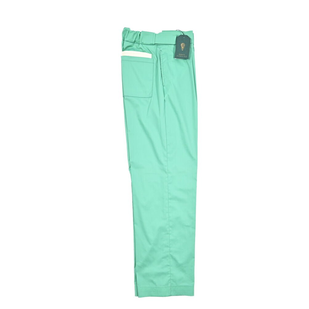 MORE SALE｜BERWICH "CHIAIA" ナイロン混コットン ベルトレスイージーパンツ｜424387 - 46｜GUARDAROBA MILANO OFFICIAL STORE