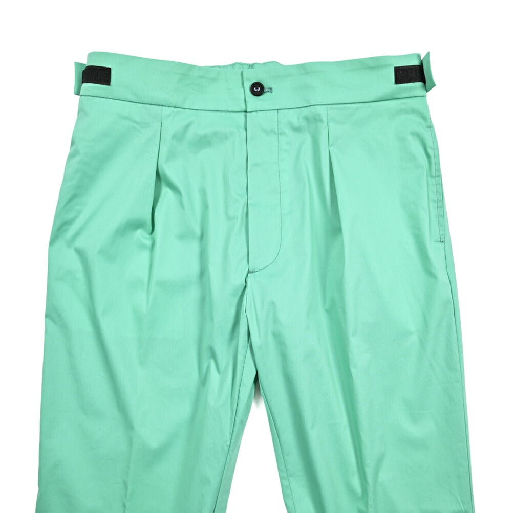 MORE SALE｜BERWICH "CHIAIA" ナイロン混コットン ベルトレスイージーパンツ｜424387 - 46｜GUARDAROBA MILANO OFFICIAL STORE