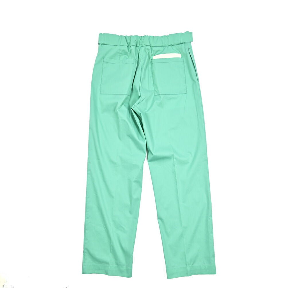 MORE SALE｜BERWICH "CHIAIA" ナイロン混コットン ベルトレスイージーパンツ｜424387 - 46｜GUARDAROBA MILANO OFFICIAL STORE