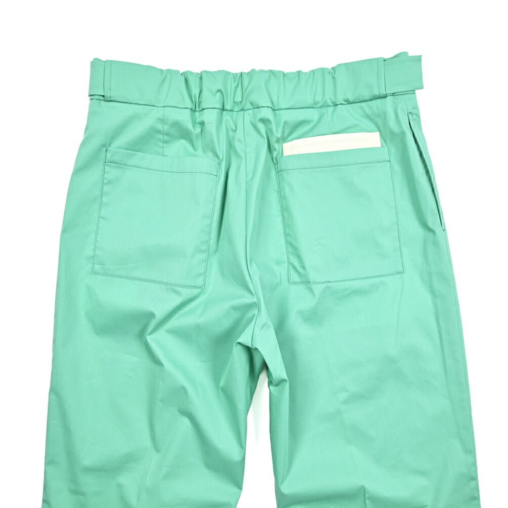 MORE SALE｜BERWICH "CHIAIA" ナイロン混コットン ベルトレスイージーパンツ｜424387 - 46｜GUARDAROBA MILANO OFFICIAL STORE