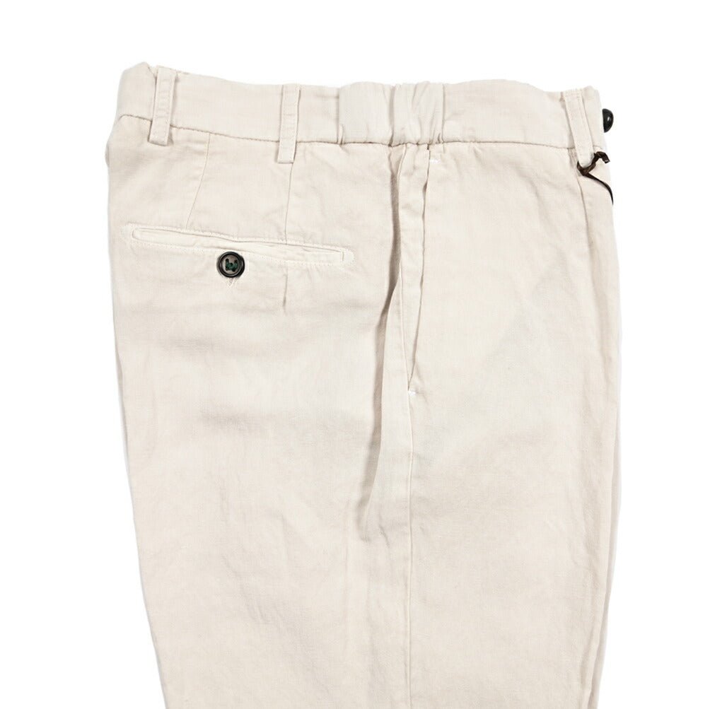 MORE SALE｜BERWICH "GLOBE GD" リヨセル混リネン ノータックパンツ｜425070 - 48｜GUARDAROBA MILANO OFFICIAL STORE