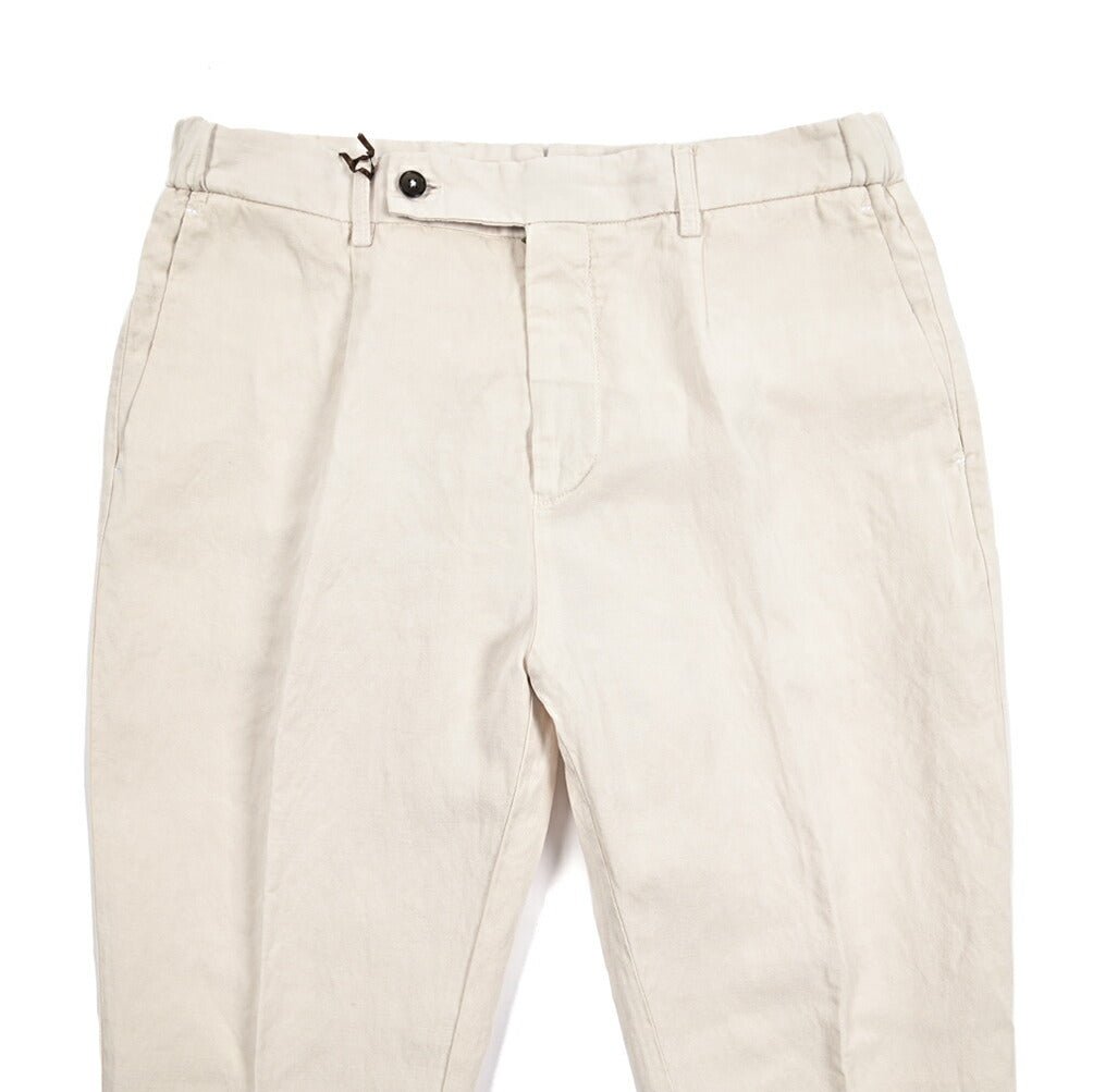 MORE SALE｜BERWICH "GLOBE GD" リヨセル混リネン ノータックパンツ｜425070 - 48｜GUARDAROBA MILANO OFFICIAL STORE