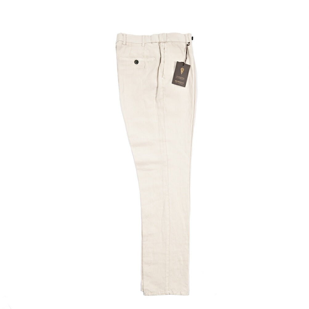 MORE SALE｜BERWICH "GLOBE GD" リヨセル混リネン ノータックパンツ｜425070 - 48｜GUARDAROBA MILANO OFFICIAL STORE