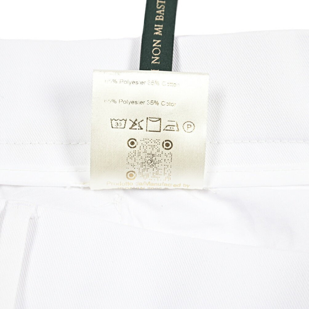 MORE SALE｜BERWICH "NEW GRAPPA" ポリエステル混コットン ワンタックパンツ｜425073 - 46｜GUARDAROBA MILANO OFFICIAL STORE