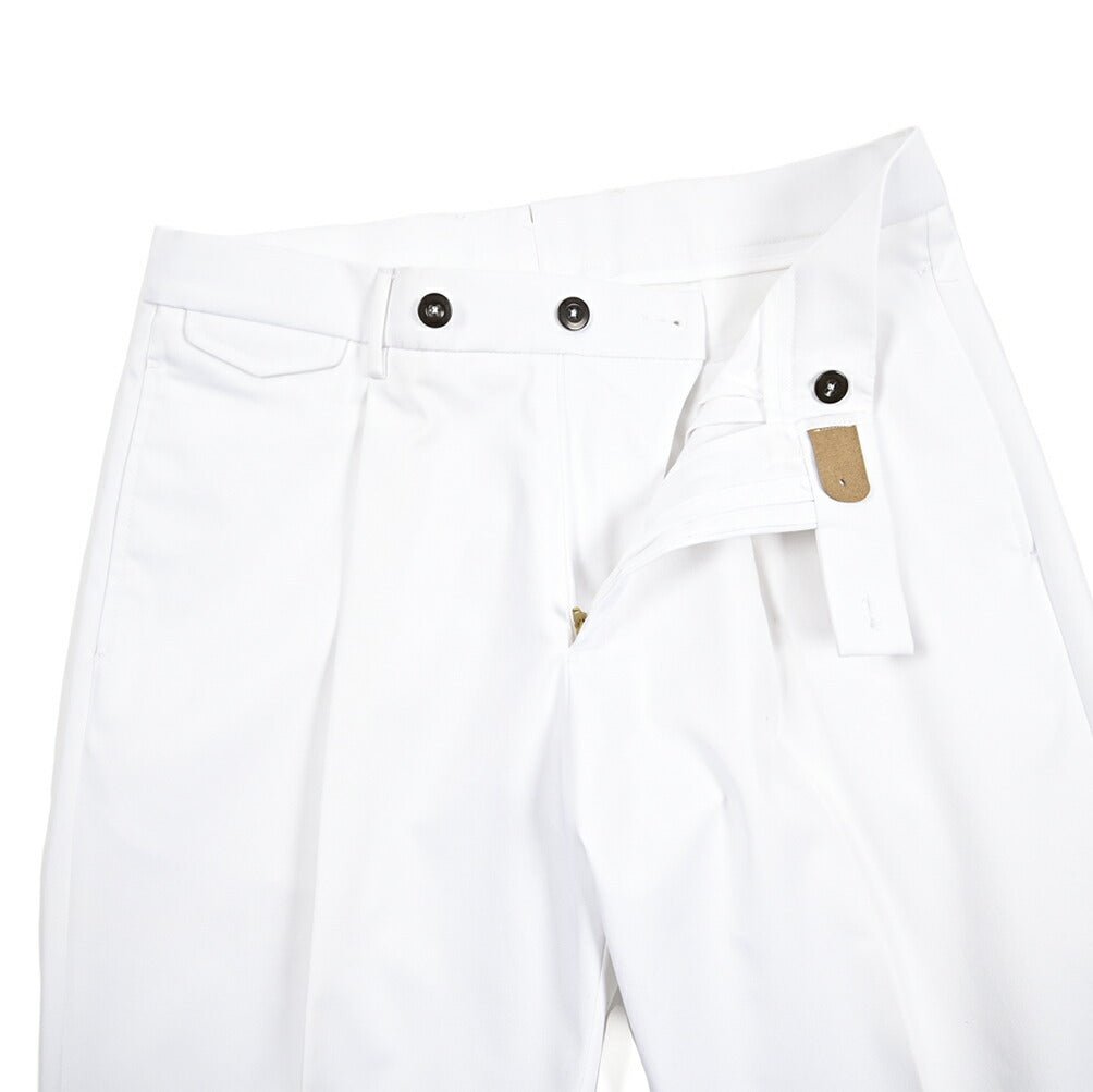 MORE SALE｜BERWICH "NEW GRAPPA" ポリエステル混コットン ワンタックパンツ｜425073 - 46｜GUARDAROBA MILANO OFFICIAL STORE
