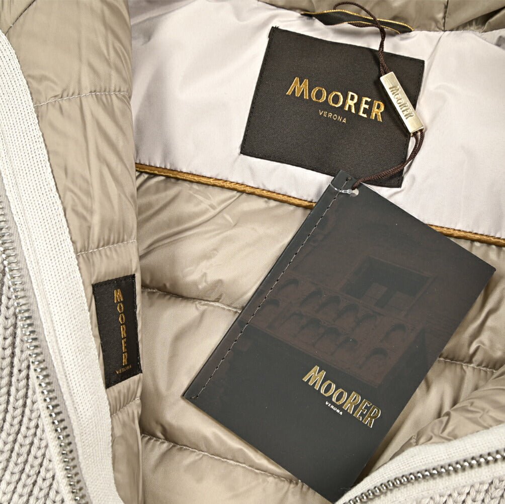 MORE SALE｜《レディース》MOORER "MALBA - STM" 異素材コンビダウンベスト｜420400｜GUARDAROBA MILANO OFFICIAL STORE