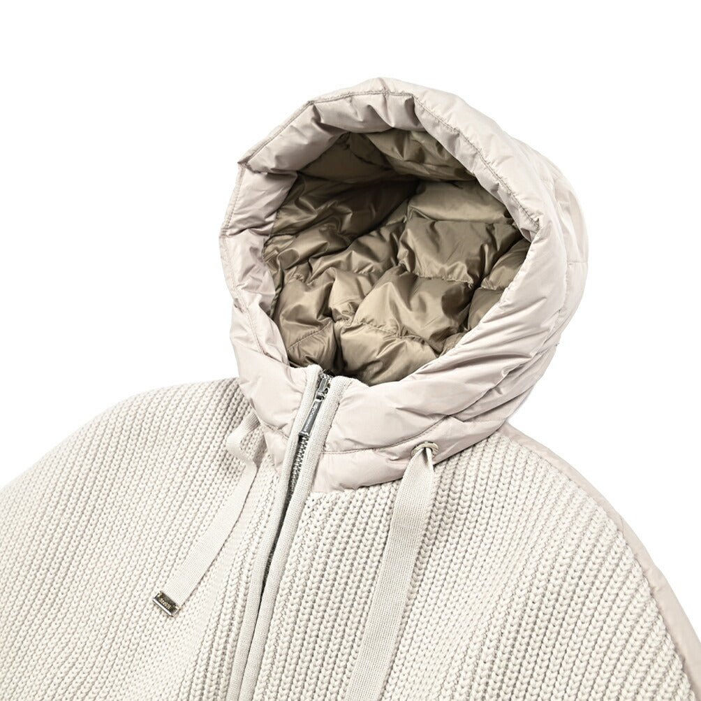 MORE SALE｜《レディース》MOORER "MALBA - STM" 異素材コンビダウンベスト｜420400｜GUARDAROBA MILANO OFFICIAL STORE