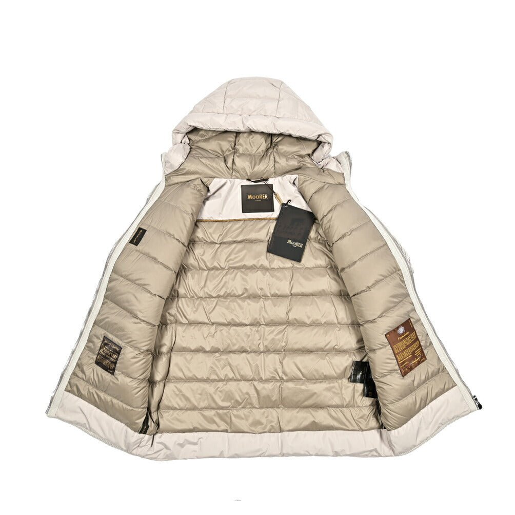 MORE SALE｜《レディース》MOORER "MALBA - STM" 異素材コンビダウンベスト｜420400｜GUARDAROBA MILANO OFFICIAL STORE