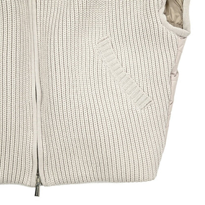 MORE SALE｜《レディース》MOORER "MALBA - STM" 異素材コンビダウンベスト｜420400｜GUARDAROBA MILANO OFFICIAL STORE