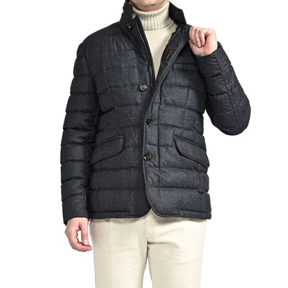 【販売期間前】MORE SALE｜MOORER "ZAYN - NO" ヴァージンウール100% スタンドカラーダウンジャケット｜418053 - 48｜GUARDAROBA MILANO OFFICIAL STORE