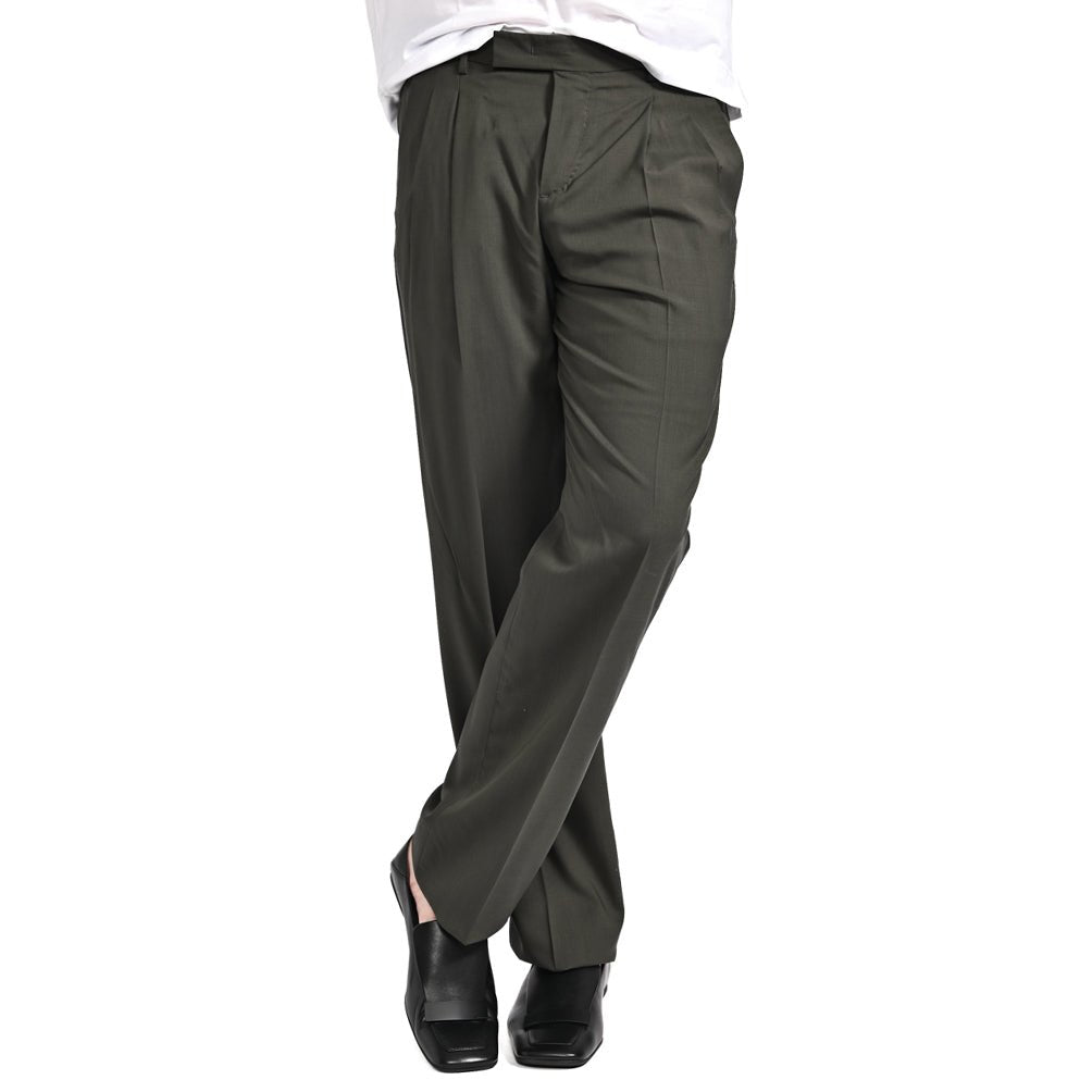 MORE SALE｜PT TORINO Edge "DICIANNOVE" SUPER 130's ヴァージンウール100% ツータックストレートスラックス｜423449 - 50｜GUARDAROBA MILANO OFFICIAL STORE