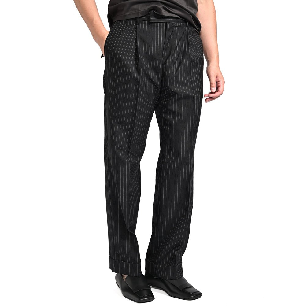 MORE SALE｜PT TORINO Edge "QUINDICI" SUPER 100's ヴァージンウール100% ワンタックワイドスラックス｜423068 - 46｜GUARDAROBA MILANO OFFICIAL STORE