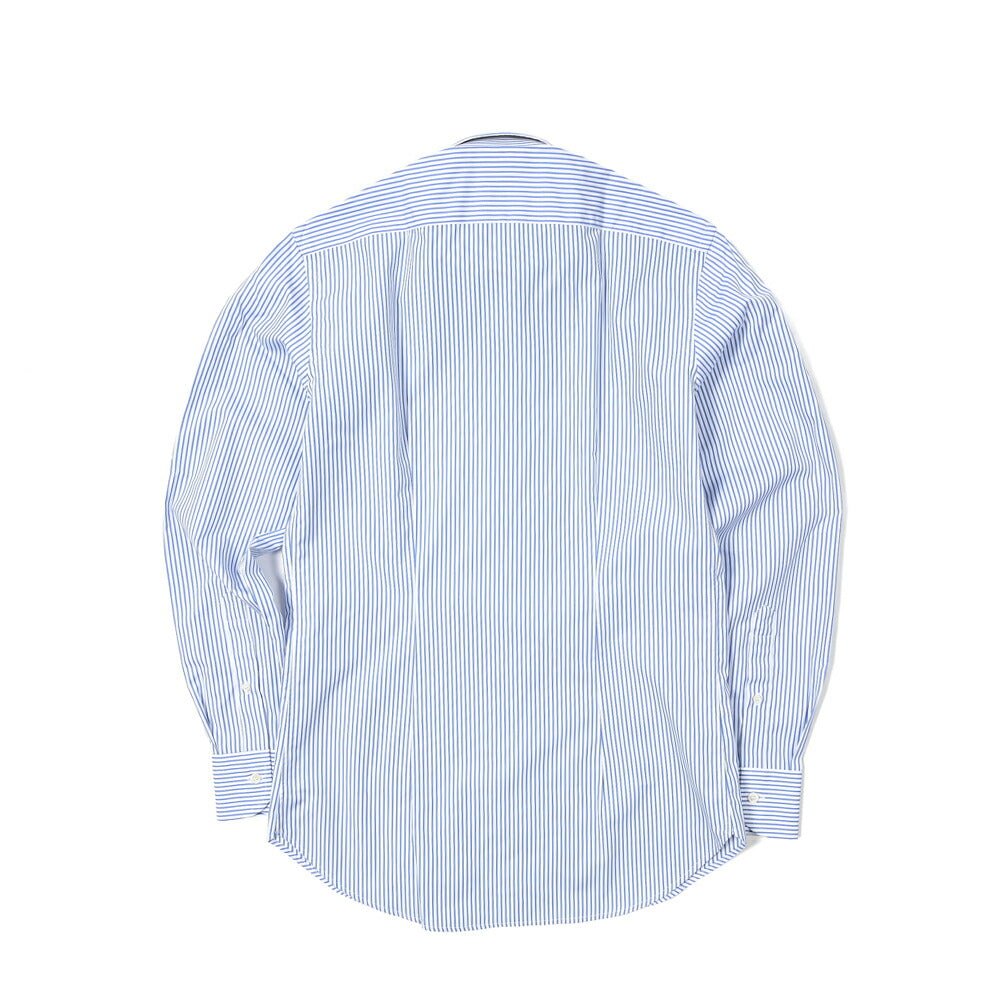 SALE｜24SS ORIAN コットン100% ホリゾンタルカラーストライプシャツ