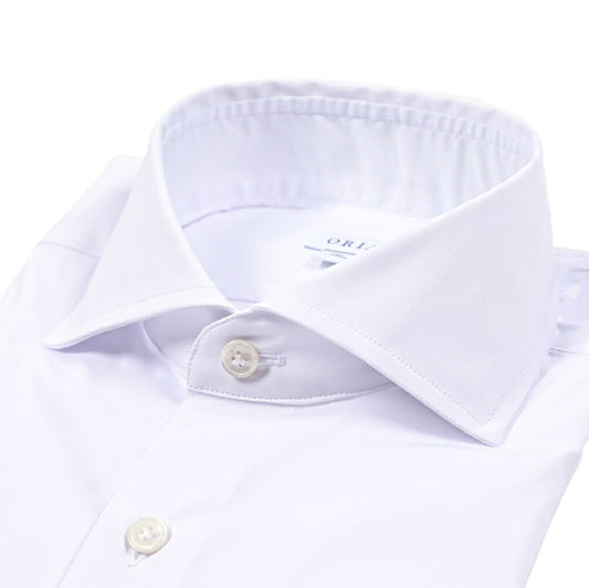 ORIAN ストレッチコットン ホリゾンタルカラーシャツ｜426910-37｜GUARDAROBA MILANO OFFICIAL STORE