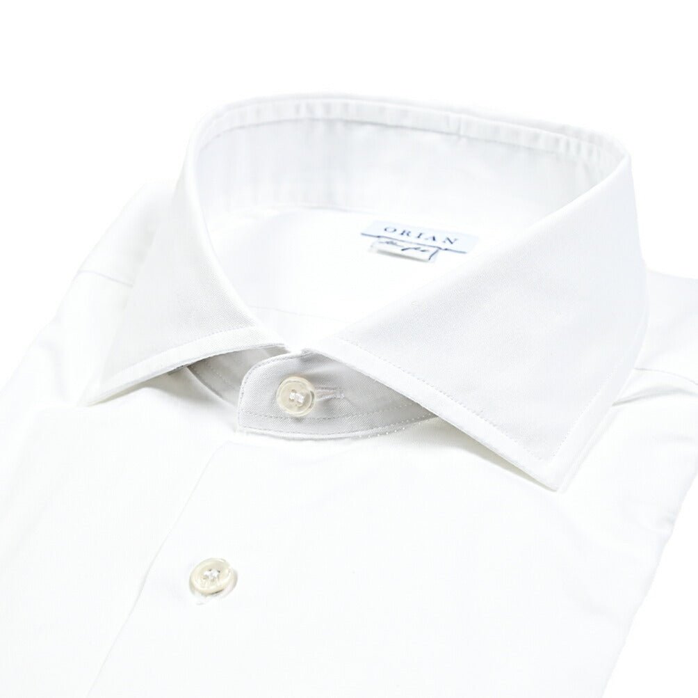 ORIAN SLIM FIT コットン100% ホリゾンタルカラードレスシャツ｜412343-45｜GUARDAROBA MILANO OFFICIAL STORE