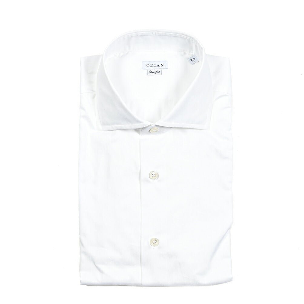 ORIAN SLIM FIT コットン100% ホリゾンタルカラードレスシャツ｜412343-45｜GUARDAROBA MILANO OFFICIAL STORE