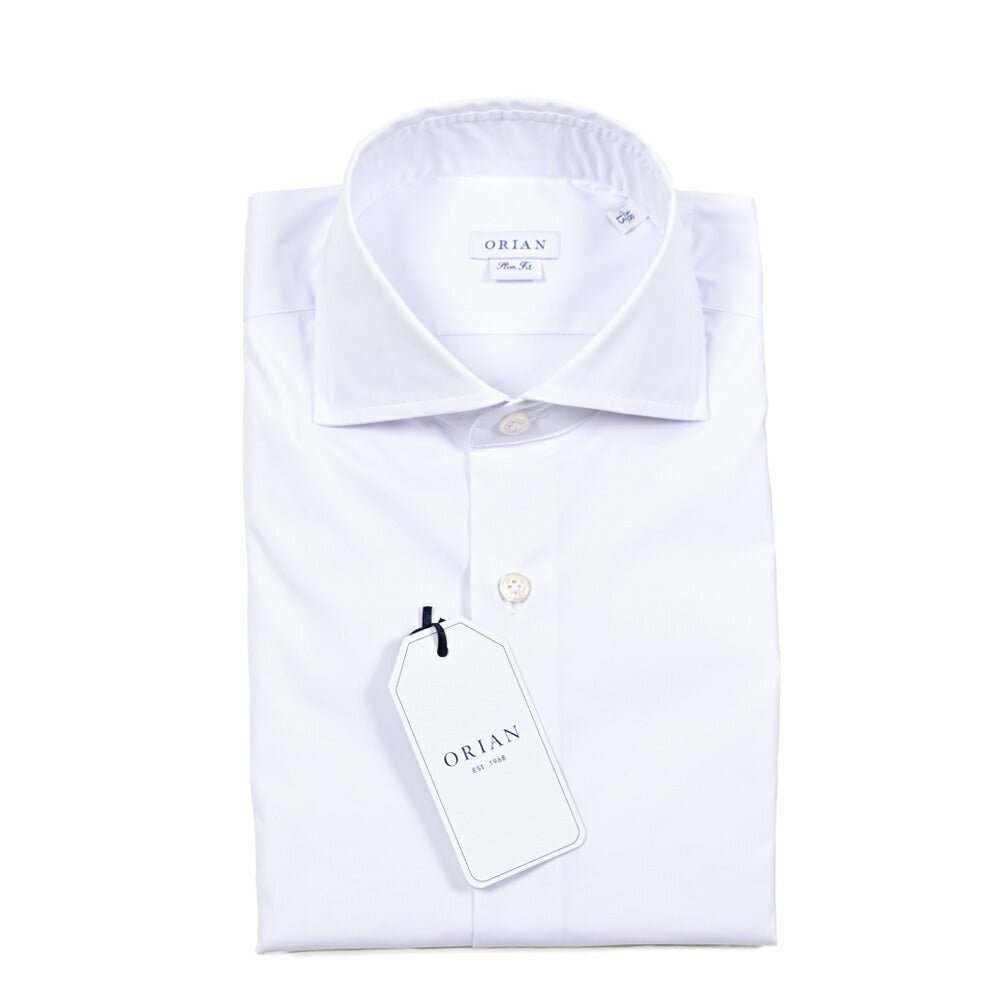 ORIAN ストレッチコットン ホリゾンタルカラーシャツ / SLIM FIT｜426912-38｜GUARDAROBA MILANO OFFICIAL STORE