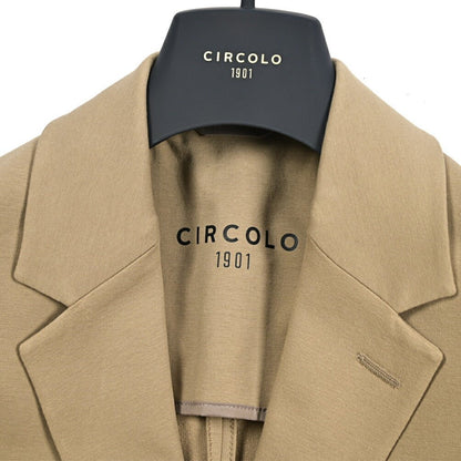 【P10倍】26SS CIRCOLO 1901 ストレッチコットン 2Bシングルテーラードイージージャケット イージーブレザー｜436851-44｜GUARDAROBA MILANO OFFICIAL STORE