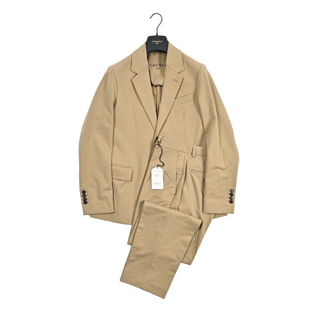 【P10倍】26SS CIRCOLO 1901 ストレッチコットン 2Bシングルテーラードイージージャケット イージーブレザー｜436851-44｜GUARDAROBA MILANO OFFICIAL STORE