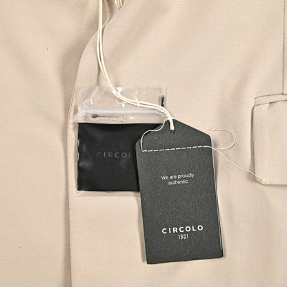 【P10倍】26SS CIRCOLO 1901 ストレッチコットン 2Bシングルテーラードイージージャケット イージーブレザー｜436872-44｜GUARDAROBA MILANO OFFICIAL STORE