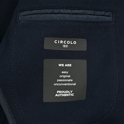 【P10倍】26SS CIRCOLO 1901 ストレッチコットンフリース 2Bシングルテーラードイージージャケット イージーブレザー｜436891-44｜GUARDAROBA MILANO OFFICIAL STORE