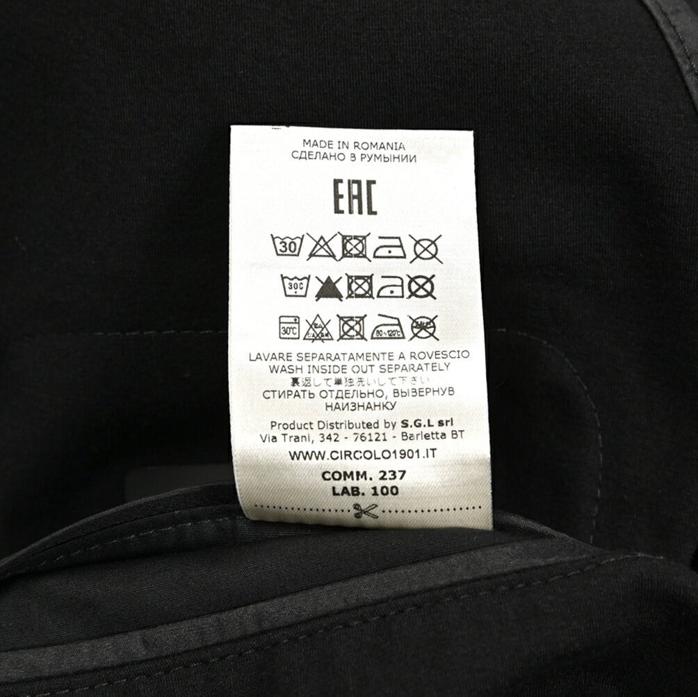 【P10倍】26SS CIRCOLO 1901 ストレッチコットン 2Bシングルテーラードイージージャケット イージーブレザー｜436910-44｜GUARDAROBA MILANO OFFICIAL STORE