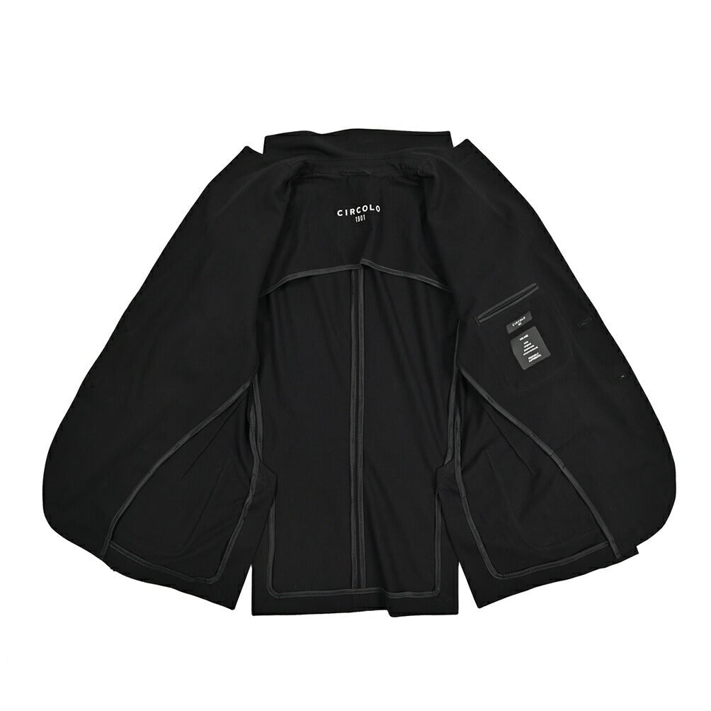 【P10倍】26SS CIRCOLO 1901 ストレッチコットン 2Bシングルテーラードイージージャケット イージーブレザー｜436910-44｜GUARDAROBA MILANO OFFICIAL STORE