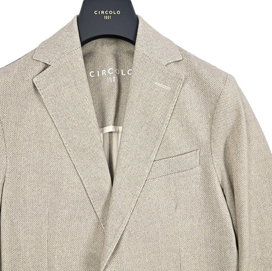 【P10倍】26SS CIRCOLO 1901 ストレッチコットン 2Bシングルテーラードイージージャケット イージーブレザー｜436929-44｜GUARDAROBA MILANO OFFICIAL STORE