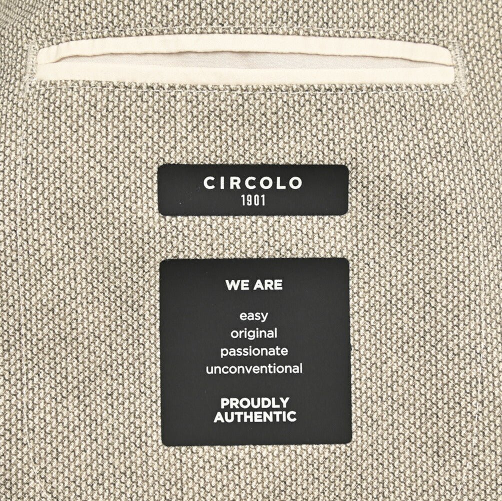 【P10倍】26SS CIRCOLO 1901 ストレッチコットン 2Bシングルテーラードイージージャケット イージーブレザー｜436929-44｜GUARDAROBA MILANO OFFICIAL STORE