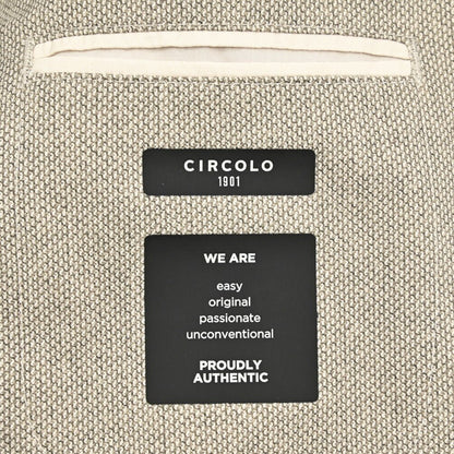 【P10倍】26SS CIRCOLO 1901 ストレッチコットン 2Bシングルテーラードイージージャケット イージーブレザー｜436929-44｜GUARDAROBA MILANO OFFICIAL STORE
