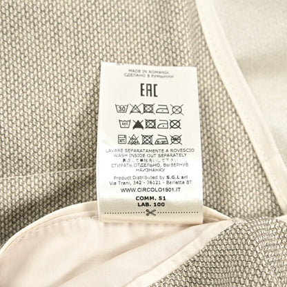 【P10倍】26SS CIRCOLO 1901 ストレッチコットン 2Bシングルテーラードイージージャケット イージーブレザー｜436929-44｜GUARDAROBA MILANO OFFICIAL STORE