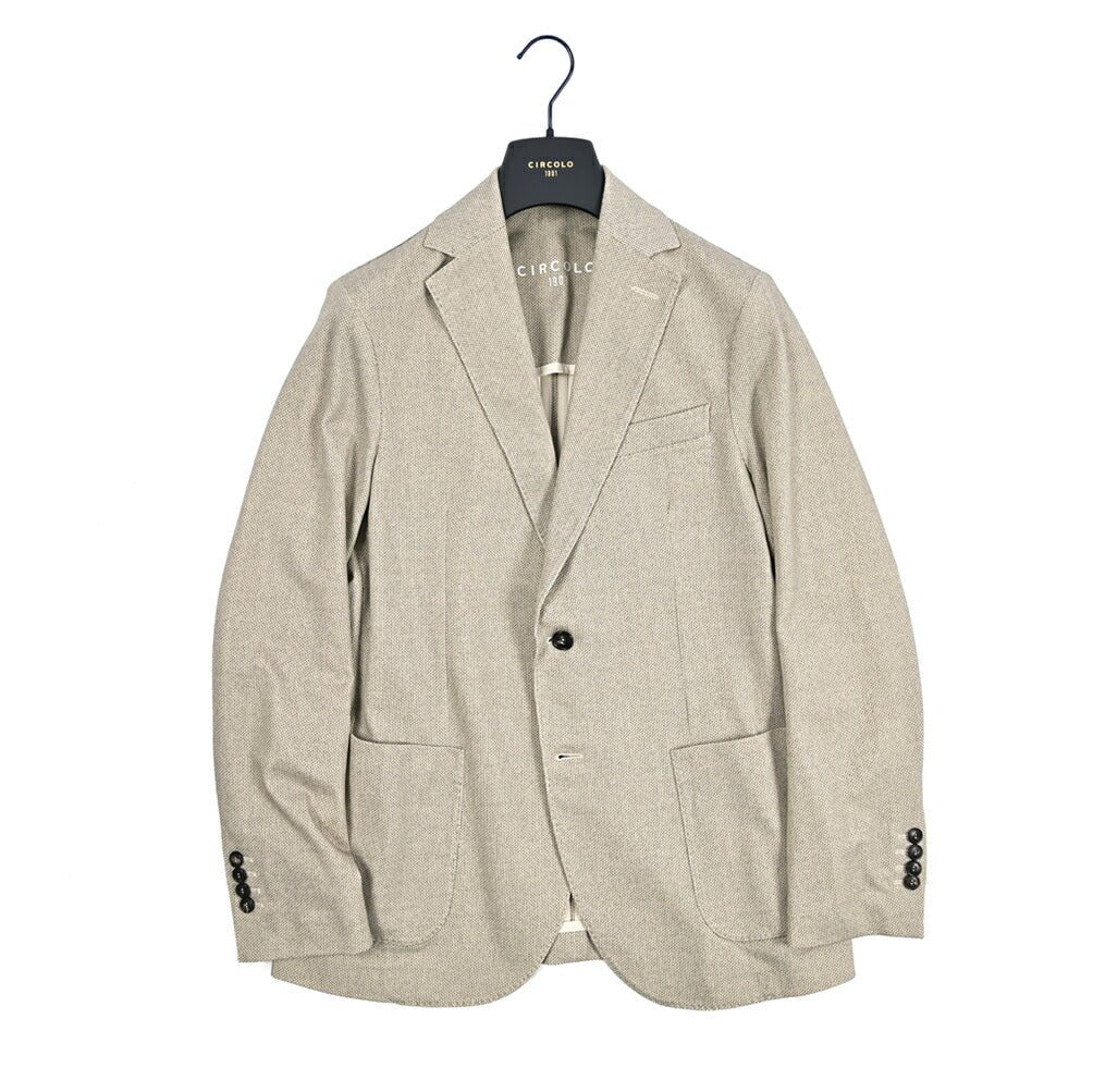 【P10倍】26SS CIRCOLO 1901 ストレッチコットン 2Bシングルテーラードイージージャケット イージーブレザー｜436929-44｜GUARDAROBA MILANO OFFICIAL STORE