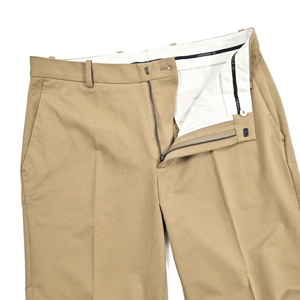 【P10倍】26SS CIRCOLO 1901 ストレッチコットン イージースラックス｜436861-44｜GUARDAROBA MILANO OFFICIAL STORE