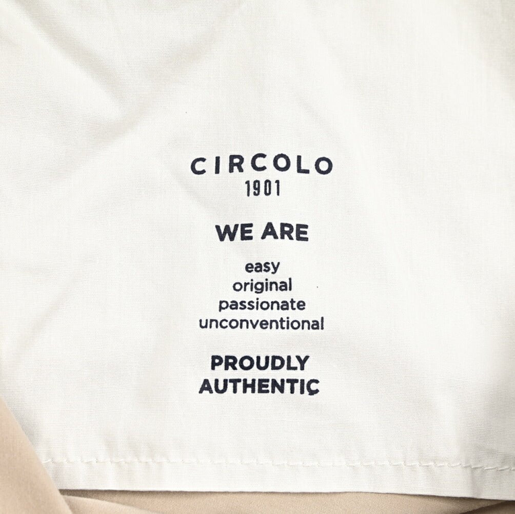 【P10倍】26SS CIRCOLO 1901 ストレッチコットン イージースラックス｜436881-44｜GUARDAROBA MILANO OFFICIAL STORE