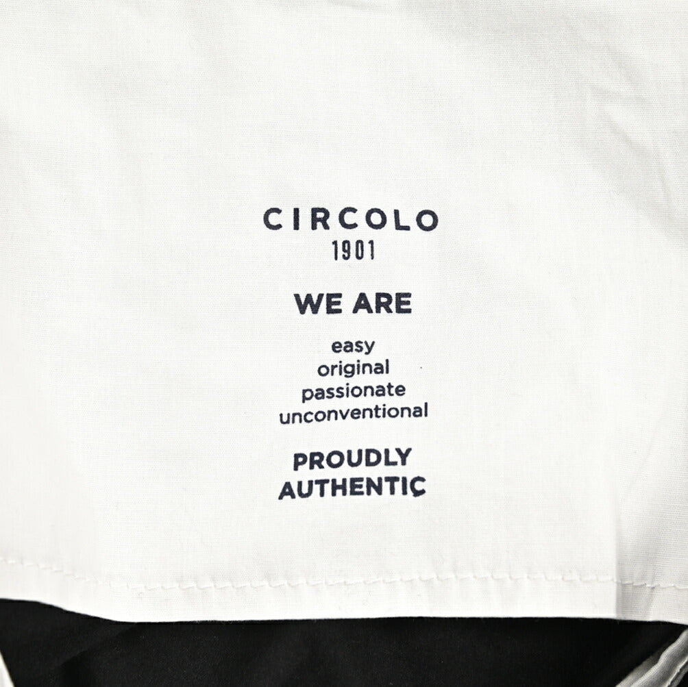 【P10倍】26SS CIRCOLO 1901 ストレッチコットン イージースラックス｜436919-44｜GUARDAROBA MILANO OFFICIAL STORE