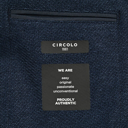 【P10倍】26SS CIRCOLO 1901 リネン混コットン 6Bダブルテーラードイージージャケット｜436839-44｜GUARDAROBA MILANO OFFICIAL STORE