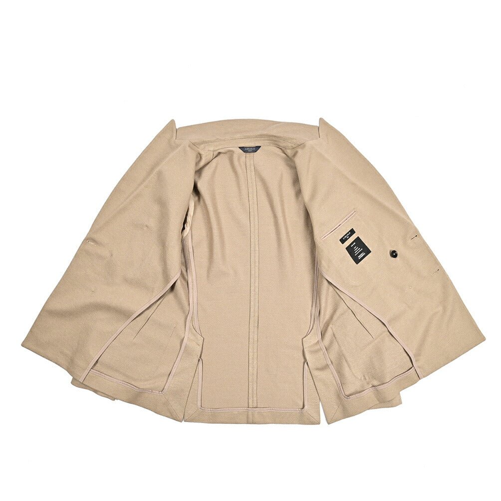 【P10倍】26SS CIRCOLO 1901 リネン混コットン 6Bダブルテーラードイージージャケット｜436845-44｜GUARDAROBA MILANO OFFICIAL STORE