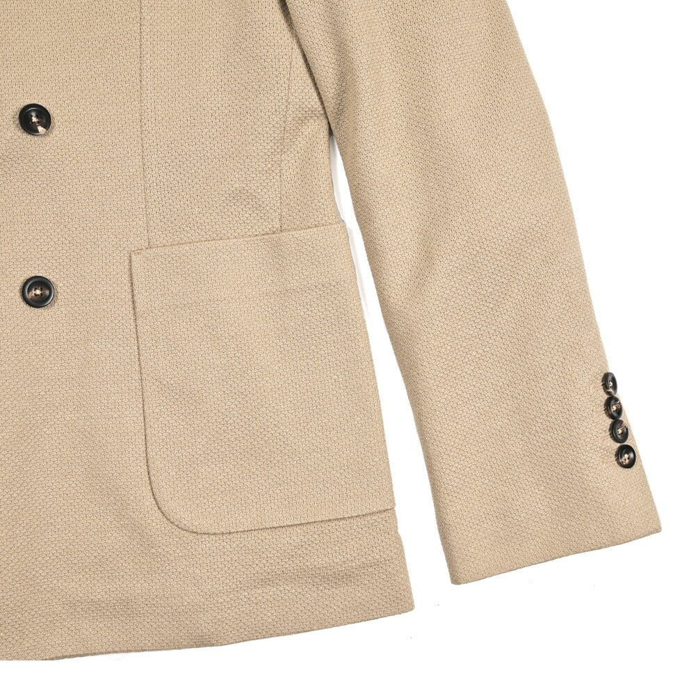 【P10倍】26SS CIRCOLO 1901 リネン混コットン 6Bダブルテーラードイージージャケット｜436845-44｜GUARDAROBA MILANO OFFICIAL STORE
