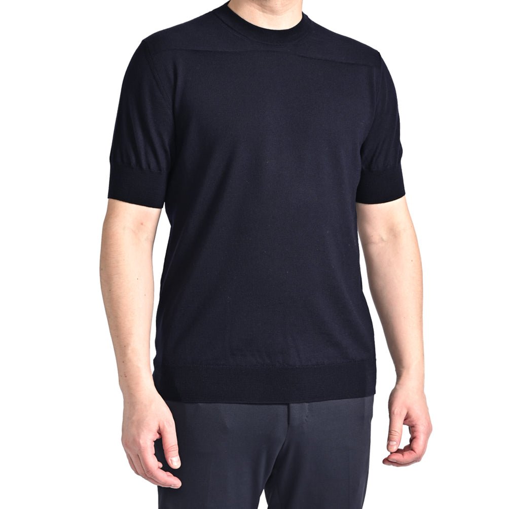SALE｜JIL SANDER ジルサンダー / ヴァージンウール100% 半袖ニットT