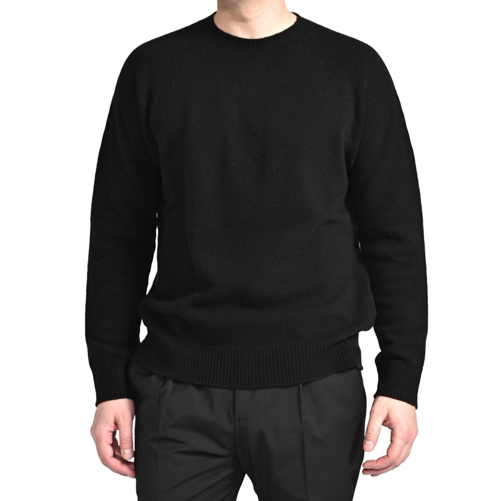 【JIL SANDER】ウール×カシミヤ ニットセーター（イタリア製） JIL SANDER ジルサンダー / カシミヤ混ウール ミドルゲージニット