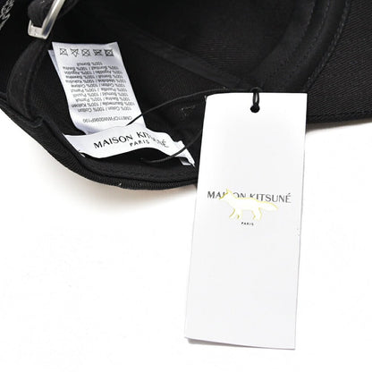 【P10倍】26SS MAISON KITSUNE コットン100% ダブルフォックスヘッド ベースボールキャップ｜437030｜GUARDAROBA MILANO OFFICIAL STORE