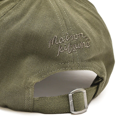 【P10倍】26SS MAISON KITSUNE コットン100% ダブルフォックスヘッド ベースボールキャップ｜437033｜GUARDAROBA MILANO OFFICIAL STORE