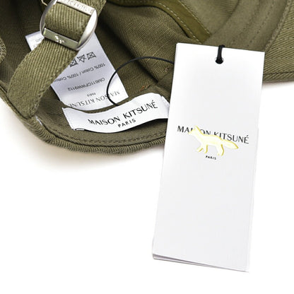 【P10倍】26SS MAISON KITSUNE コットン100% ダブルフォックスヘッド ベースボールキャップ｜437033｜GUARDAROBA MILANO OFFICIAL STORE