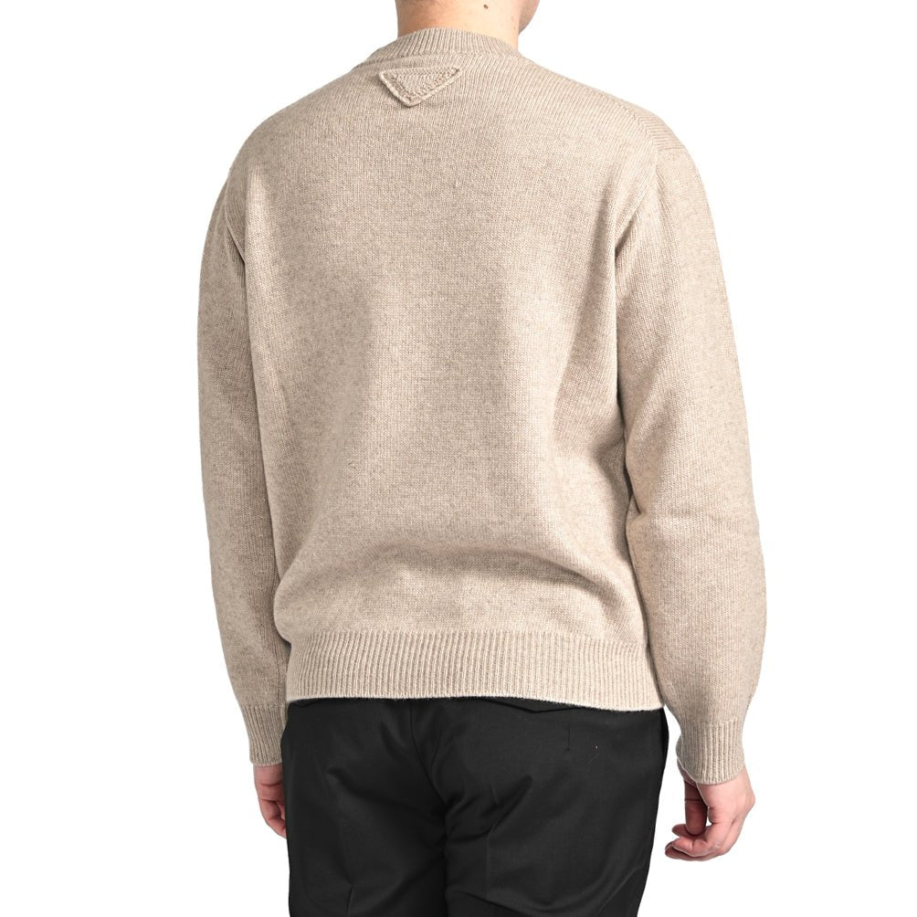 【P10倍】26SS PRADA カシミヤ100% クルーネックニットセーター｜435344-46｜GUARDAROBA MILANO OFFICIAL STORE