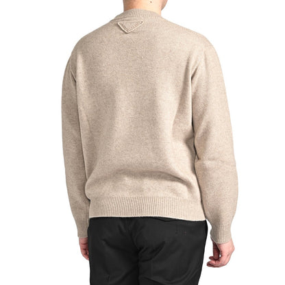 【P10倍】26SS PRADA カシミヤ100% クルーネックニットセーター｜435344-46｜GUARDAROBA MILANO OFFICIAL STORE