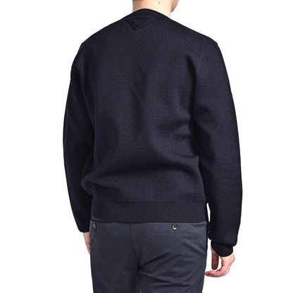 【P10倍】26SS PRADA ヴァージンウール クルーネックニットセーター｜435348-46｜GUARDAROBA MILANO OFFICIAL STORE