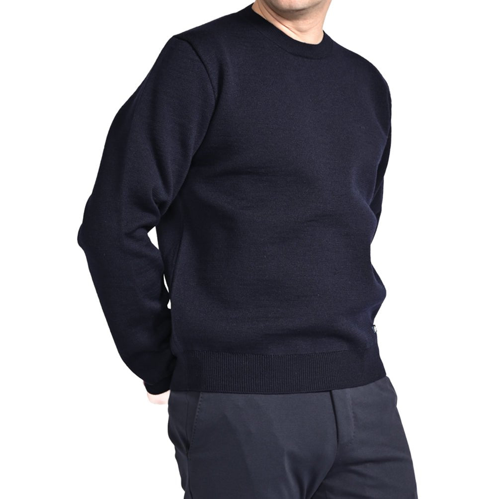 【P10倍】26SS PRADA ヴァージンウール クルーネックニットセーター｜435348-46｜GUARDAROBA MILANO OFFICIAL STORE