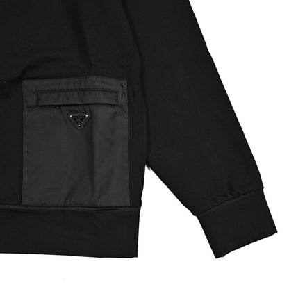 【P10倍】26SS PRADA レーヨン混スウェットシャツ トライアングルロゴ｜436705-XS｜GUARDAROBA MILANO OFFICIAL STORE