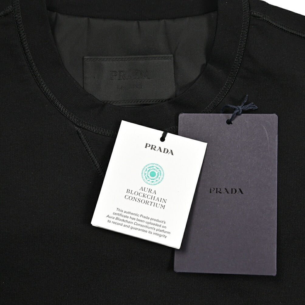 SALE｜PRADA プラダ / レーヨン混スウェットシャツ トライアングルロゴ
